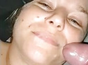 Slut Wife Loves Her Face Covered In Hot Cum By Anyone