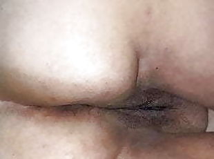 Hubby jacking off to me 