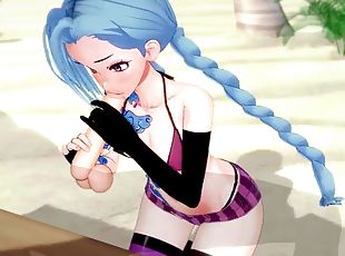 League of Legends - Jinx gets things on the beach