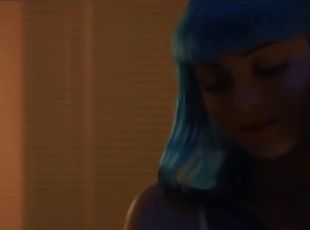 REAL LIFE HENTAI - Girl with blue hair fucked by alien monster