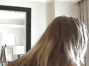 Hotel room is the best place for some hot blowjob action
