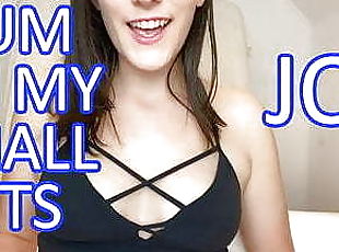 Cum on my Small Tits JOI