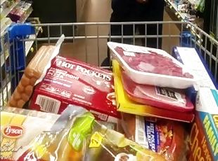 Ass out in public store Walmart