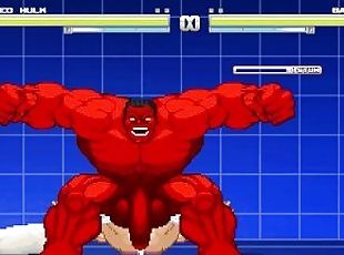 Red Hulk fucks Ryu