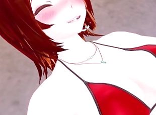 Giantess Bikini Vore - (MMD Animation)