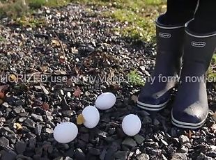 Rubber Boots Season  Crushing Eggs
