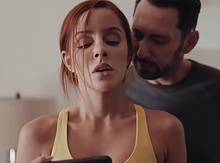 Caught By My Stepdaughter 1 - redhead with shaved pussy Vanna Bardot