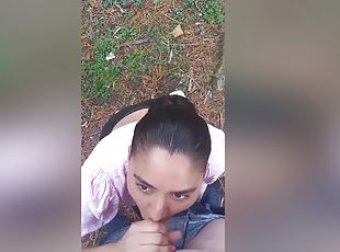 Sucking In The Public Park And Fucking