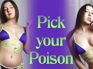 Pick Your Poison Humiliation Game - Goddess Yata - Femdom