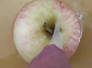 Piss on an apple