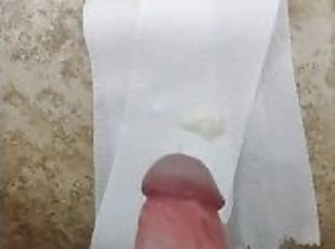 masturbation, public, amateur, ejaculation-sur-le-corps, énorme-bite, ejaculation, sperme, solo, bite