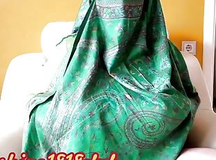 Green Hijab Burka Mia Khalifa cosplay big tits Muslim Arabic webcam sex 03.20