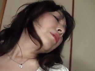Erotic mature asian with long hair getting her ass licked