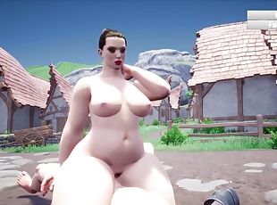 Feign PAWG BBW gameplay cowgirl riding