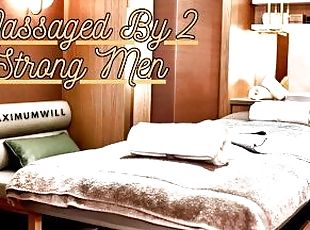 TWO! BIG men in masks MASSAGE you then RUIN your hole together [Size Kink Audio for Women]